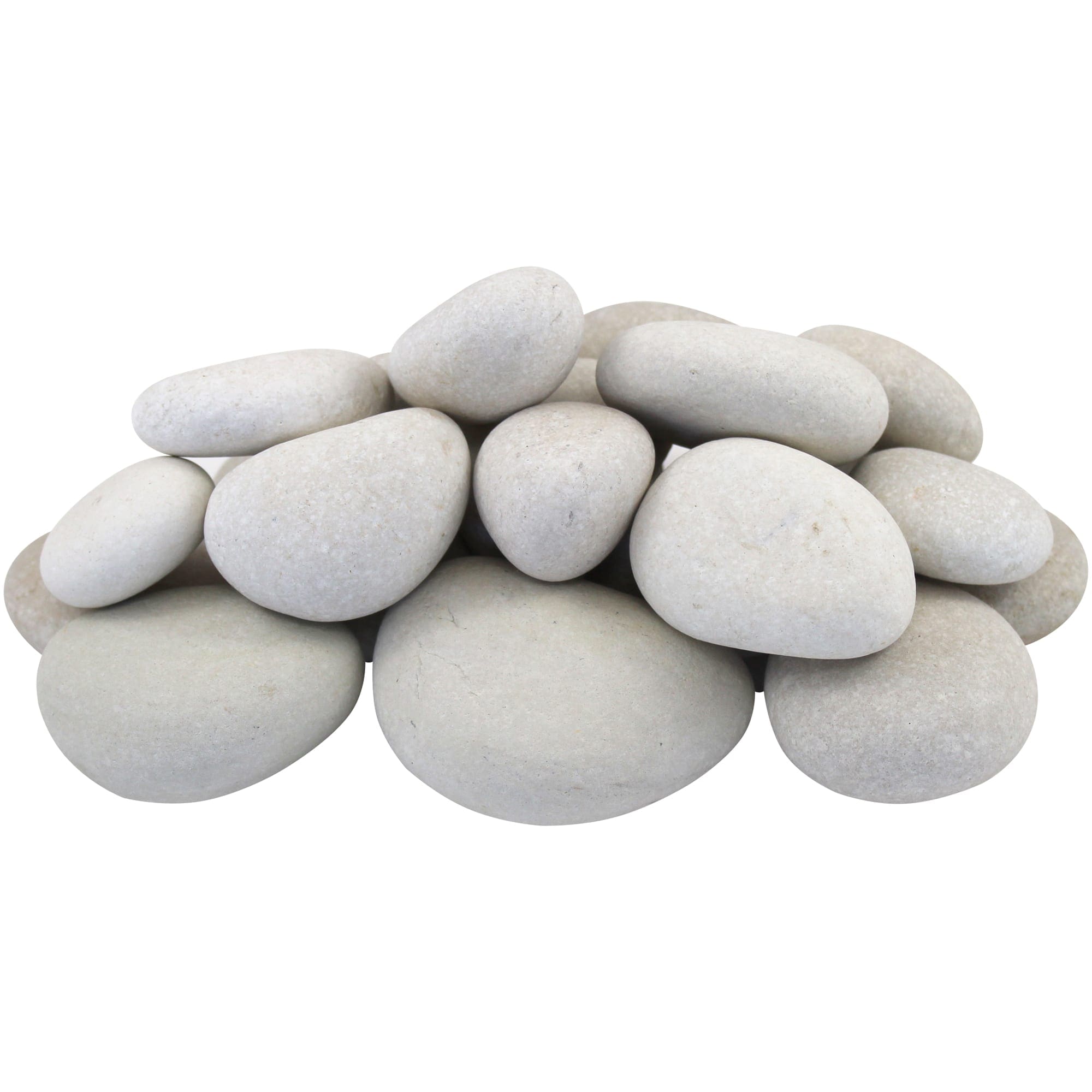 50Lb Decorative Polished Pebbles/River Rocks Small Black 50 lb 