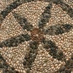 Garden stone mosaic design
