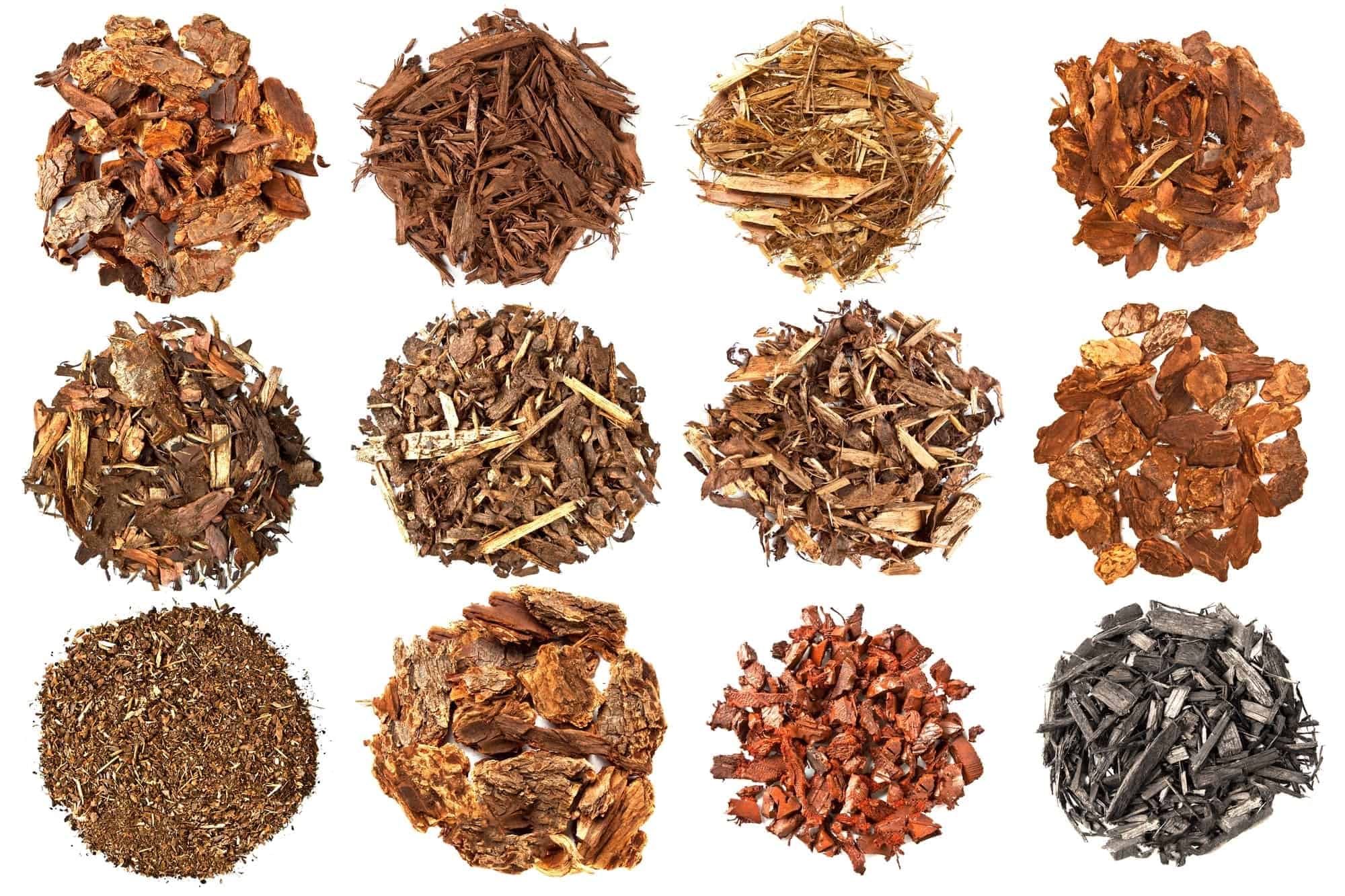 Different types of mulch